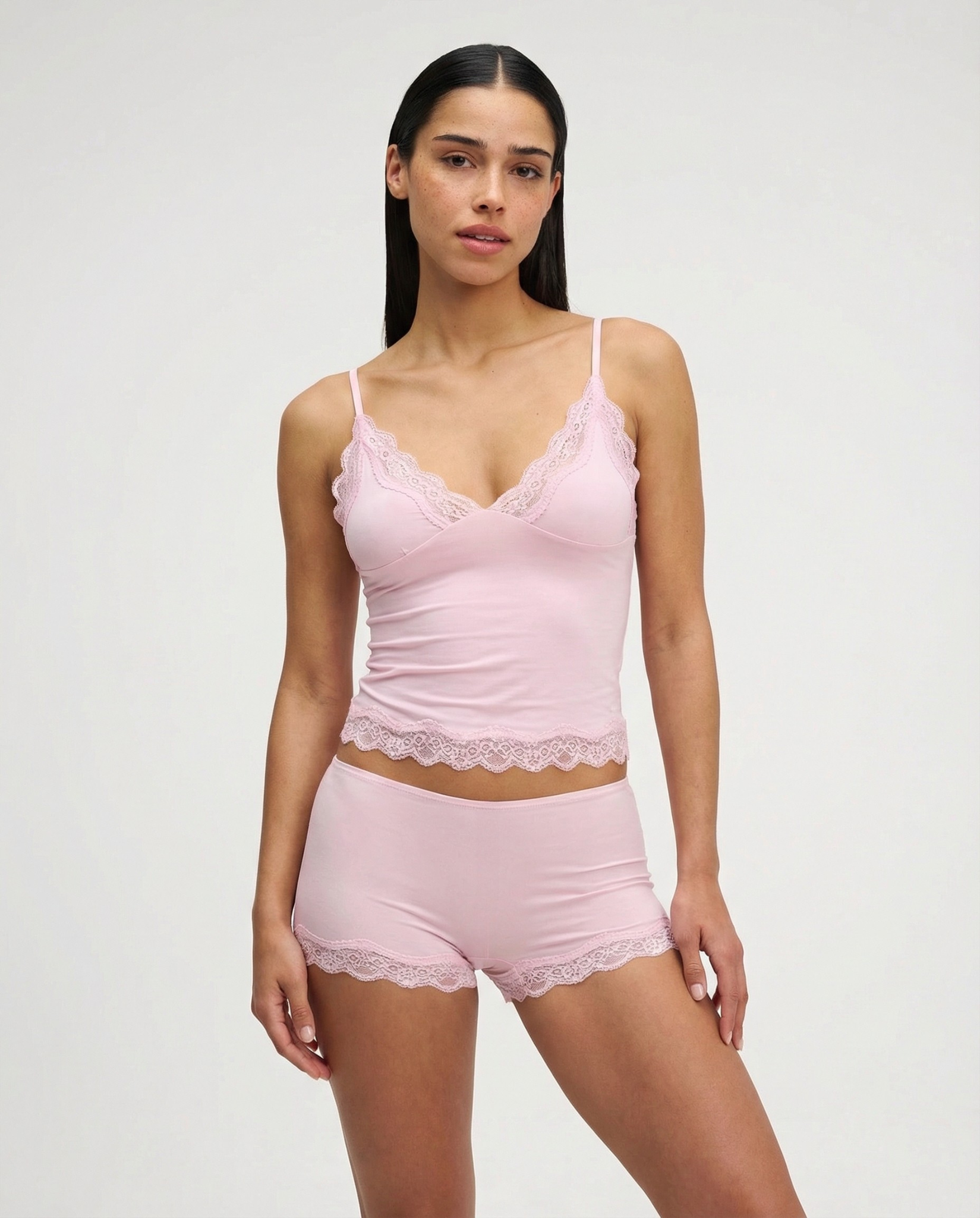 Conjunto Crop Encaje