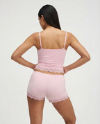 Conjunto Crop Encaje