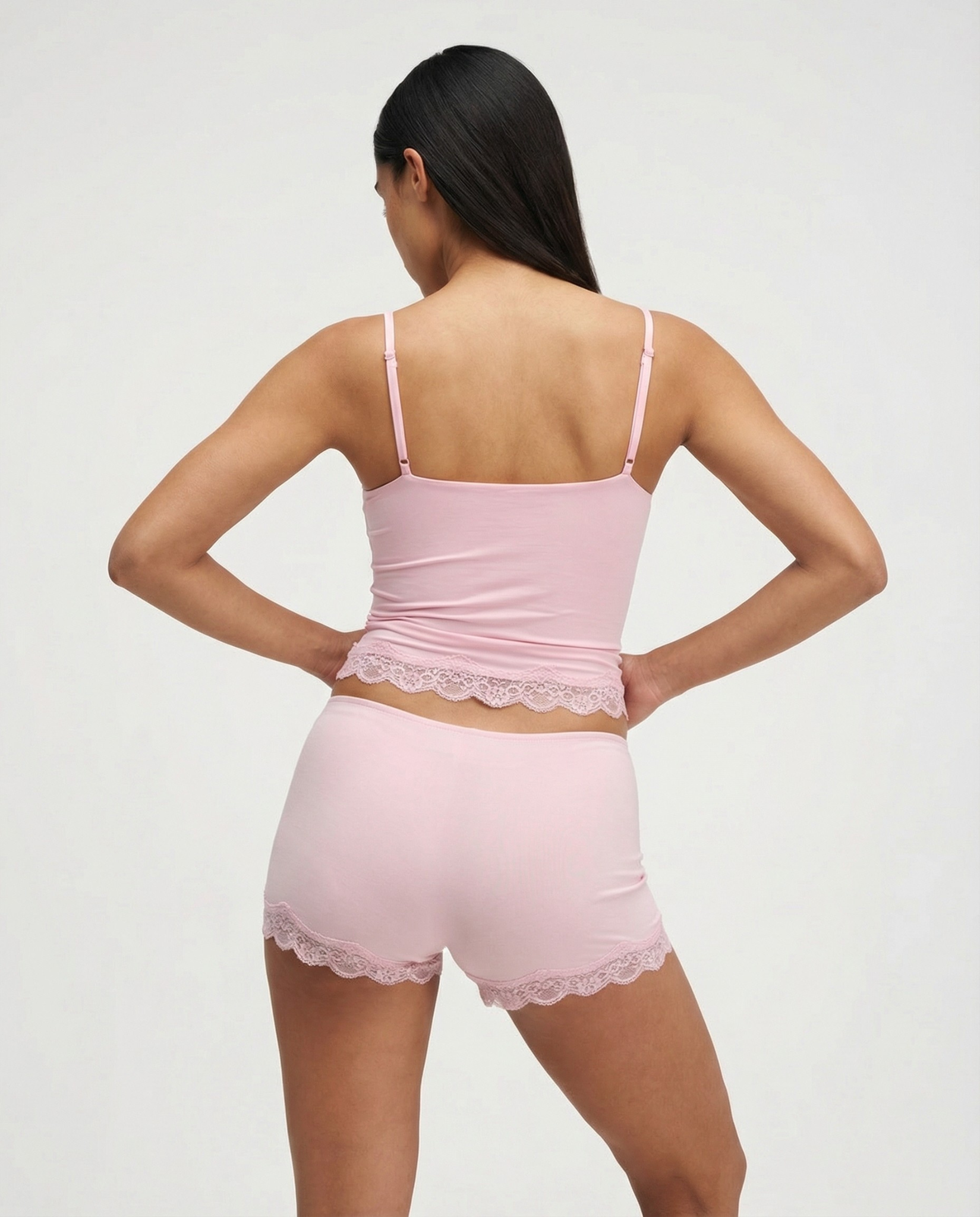 Conjunto Crop Encaje