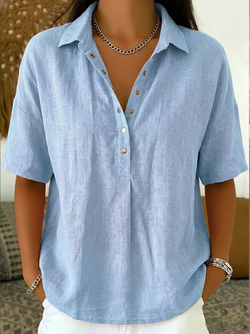 Helena™ | Blusa con cuello