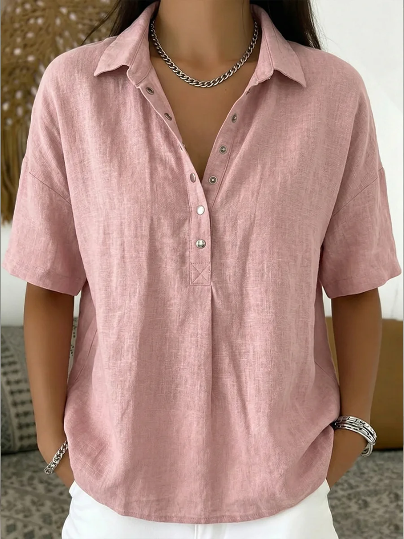 Helena™ | Blusa con cuello