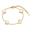 Brazalete Trébol Blanco