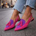 Lorena Sandalias con Tiras y Borlas