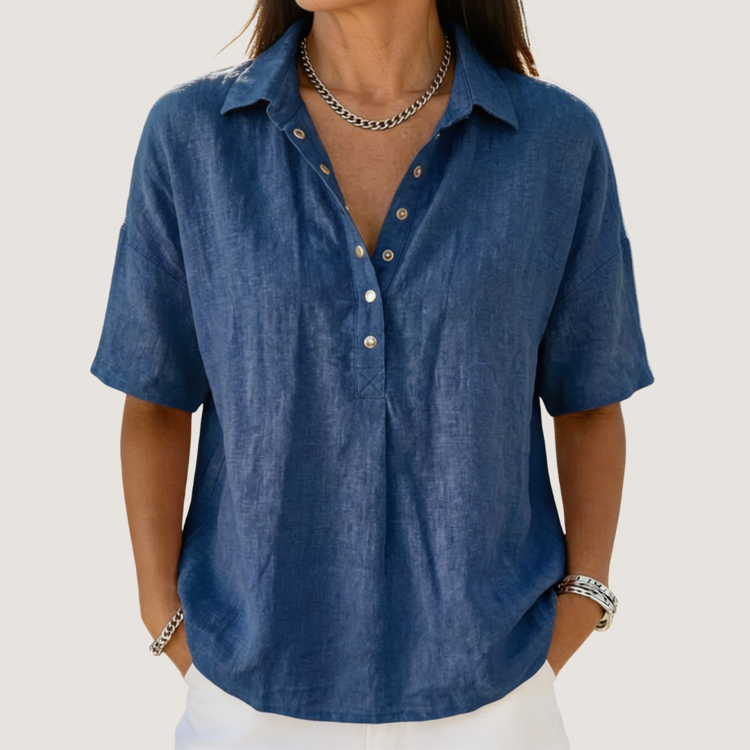 Helena™ | Blusa con cuello