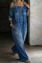 Serena | Peto denim de hombros descubiertos