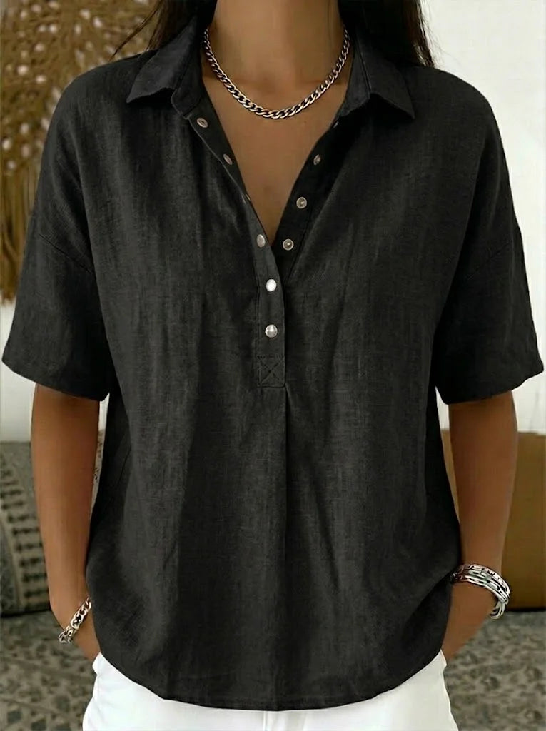 Helena™ | Blusa con cuello