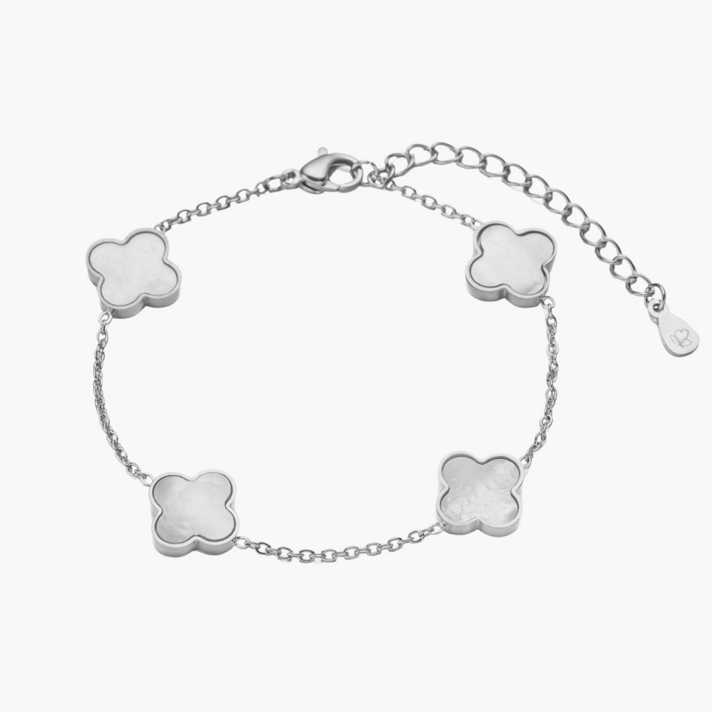 Brazalete Trébol Blanco