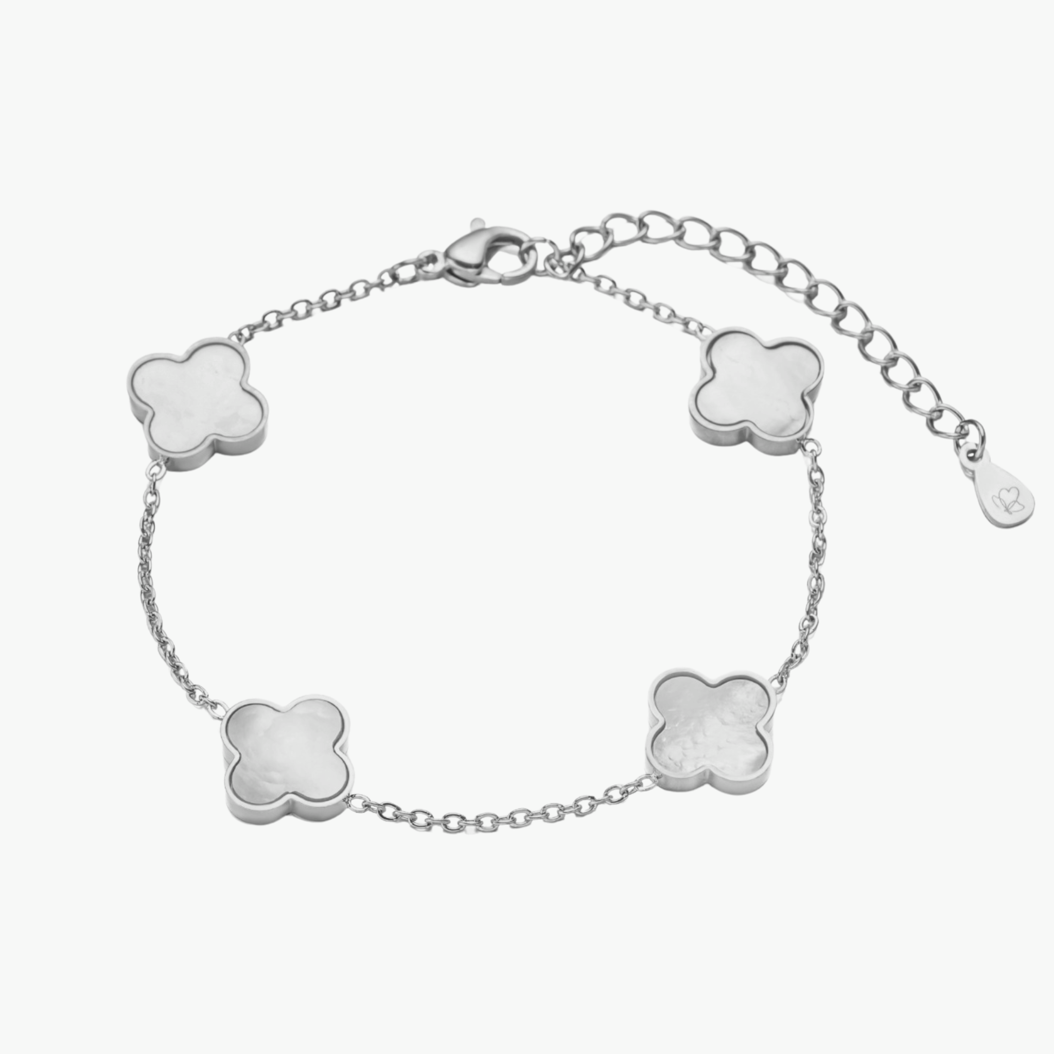 Brazalete Trébol Blanco