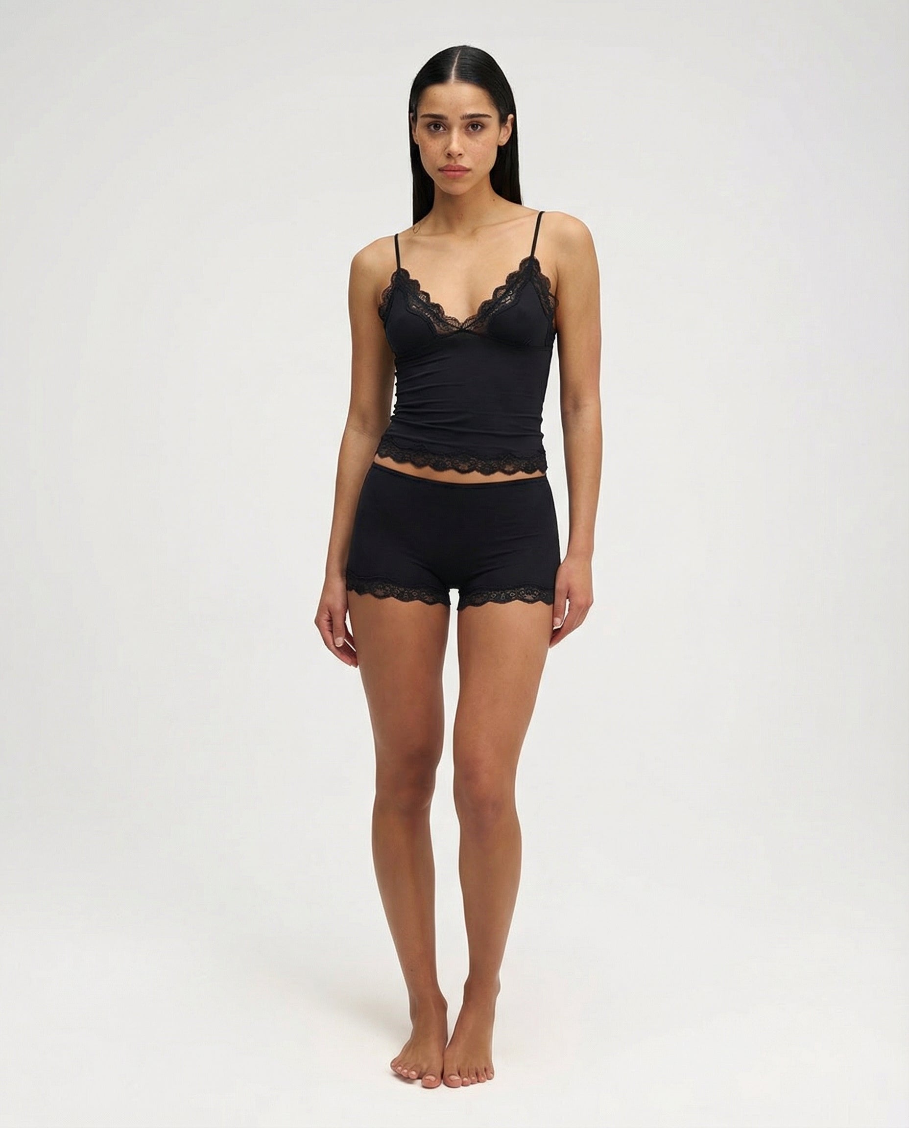 Conjunto Crop Encaje
